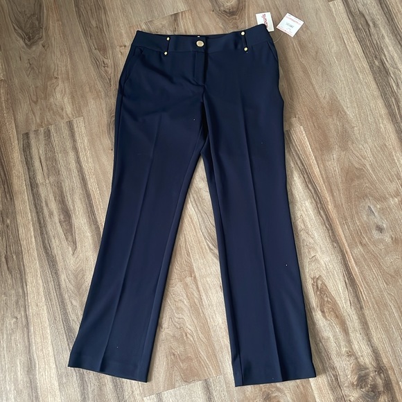 NWT ANNE KLEIN NAVY SLACKS - Picture 4 of 4